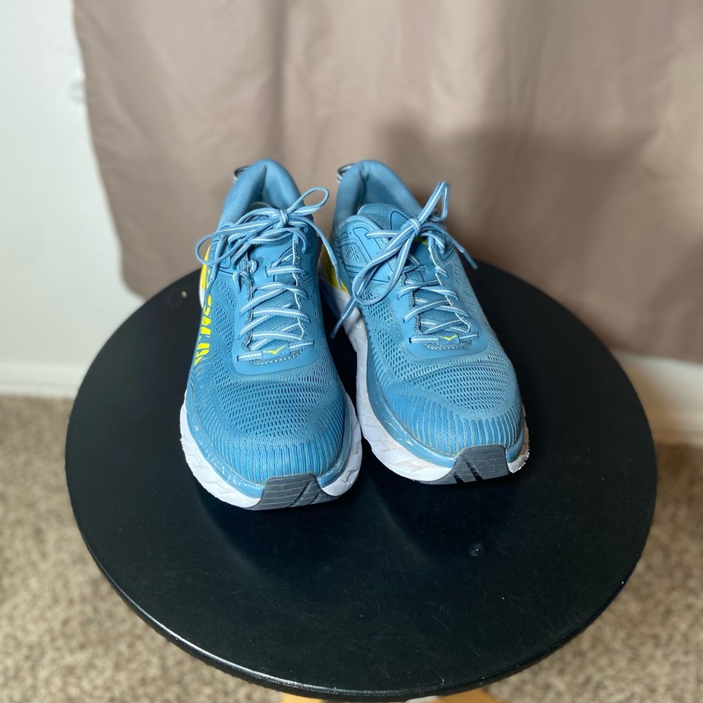 Hoka One One Teal/White/Yellow women’s 11.5